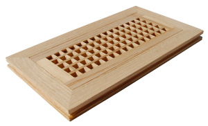 floor registers, floor vents, wood registers, wood floor register